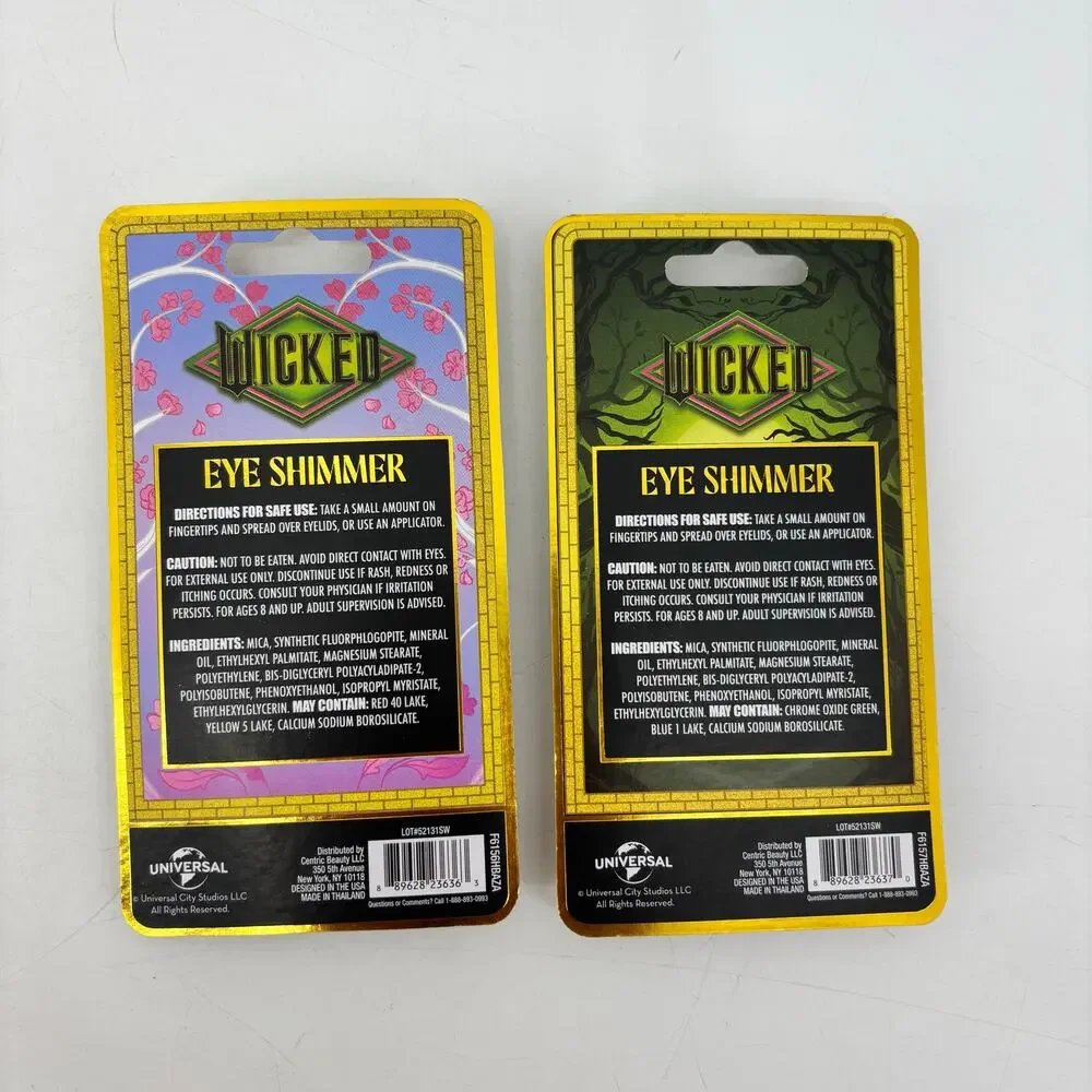 Wicked Glinda Elphaba Makeup Watermelon Eye Shimmer Shadow Pink Green